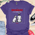 Beware crazy bulldog lady - V1 - The Sign T-Shirt
